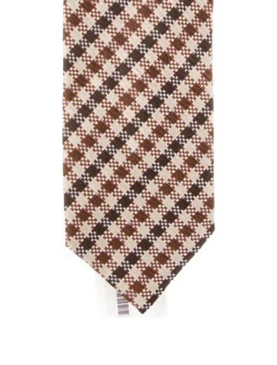 Pre-owned Tom Ford Silk Tie In Neutral