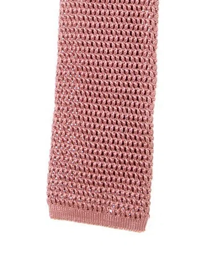 Pre-owned Tom Ford Silk Tie In Pink