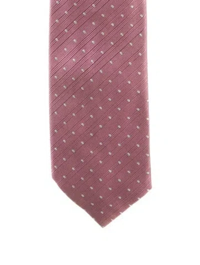 Pre-owned Tom Ford Silk Tie In Pink