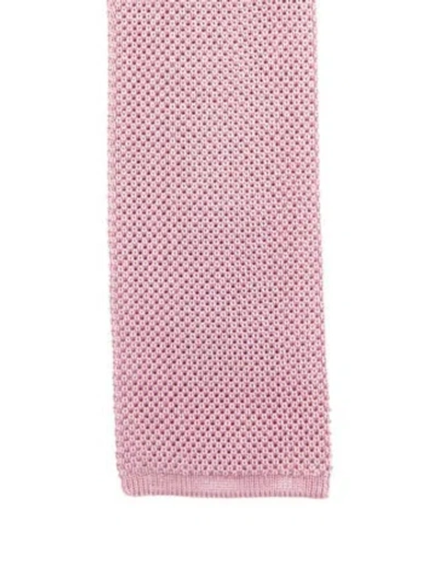 Pre-owned Tom Ford Silk Tie In Pink