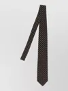 Tom Ford Silk Tie Polka Dot Pattern Design In Black