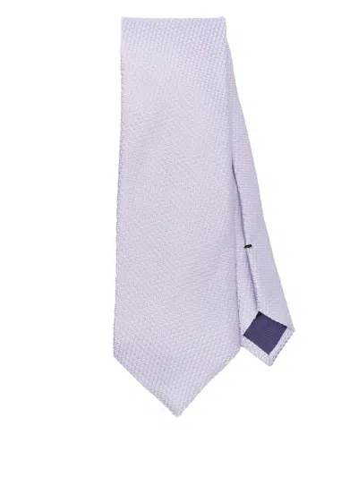 Tom Ford Silk Tie In Purple