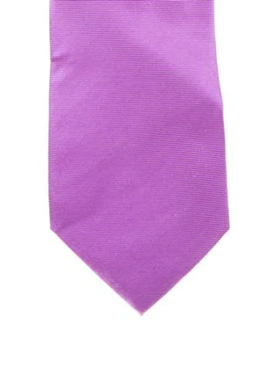 Pre-owned Tom Ford Silk Tie In Purple