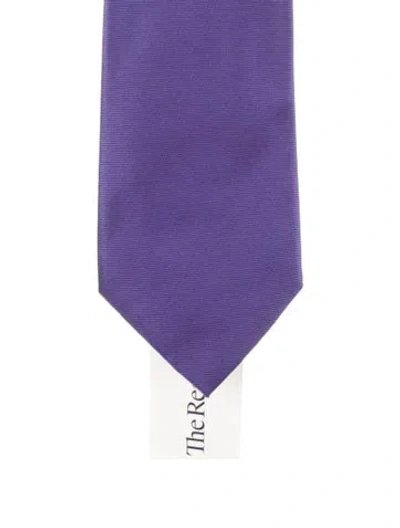 Pre-owned Tom Ford Silk Tie In Purple