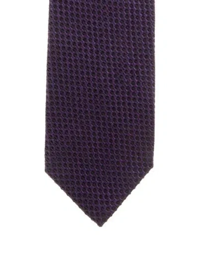 Pre-owned Tom Ford Silk Tie In Purple