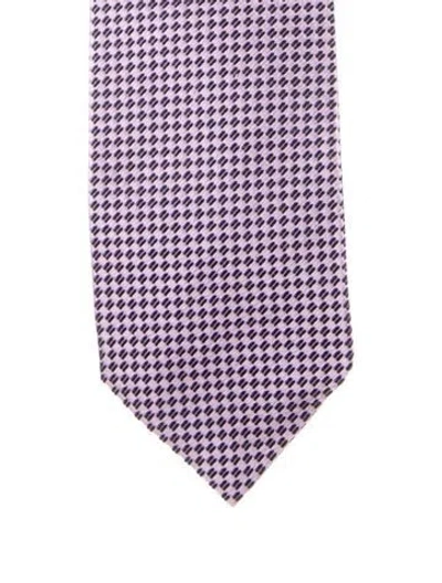 Pre-owned Tom Ford Silk Tie In Purple