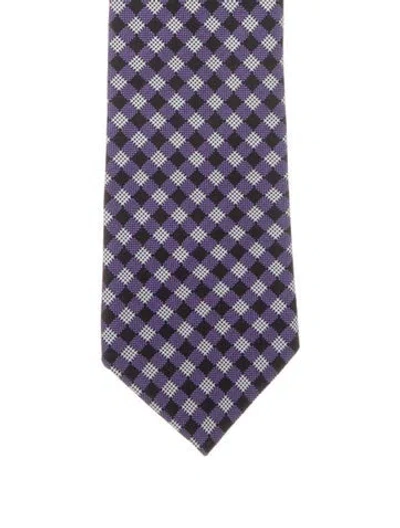 Pre-owned Tom Ford Silk Tie In Purple