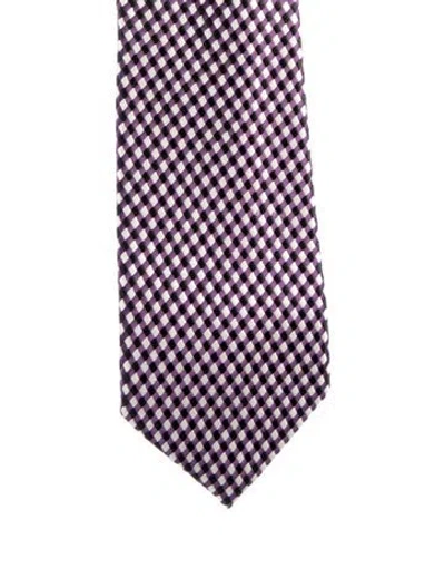 Pre-owned Tom Ford Silk Tie In Purple