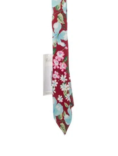 Pre-owned Tom Ford Silk Tie In Red