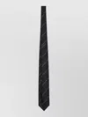 Tom Ford Silk Tie Regular Width Diagonal Stripe Design In Black