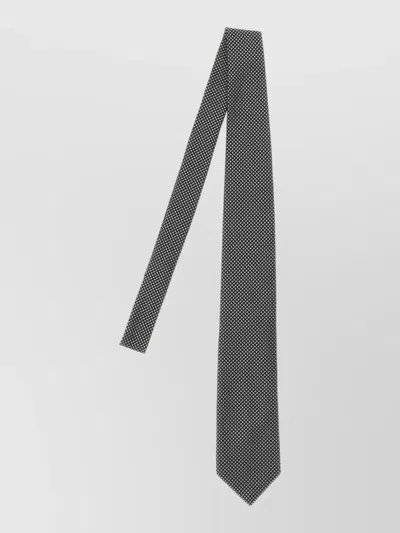 TOM FORD SILK TIE REGULAR WIDTH PATTERNED SURFACE