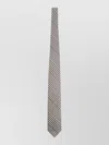 Tom Ford Silk Tie Standard Width Pointed Tip Houndstooth In Brown