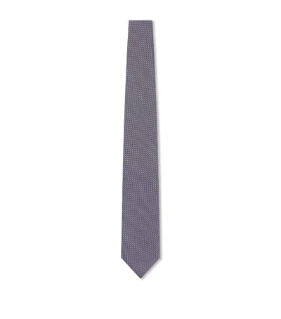 Tom Ford Silk Tonal Jacquard Tie In Pink