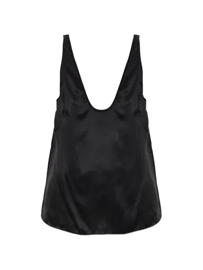Tom Ford Silk Top In Black