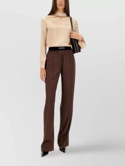 Tom Ford Silk Top Long Sleeves