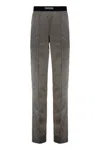 Tom Ford Printed Polka Dot Stretch Satin Pj Pants Trousers Multicolor In Gray