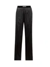 Tom Ford Black Pinched Seams Lounge Pants In Black