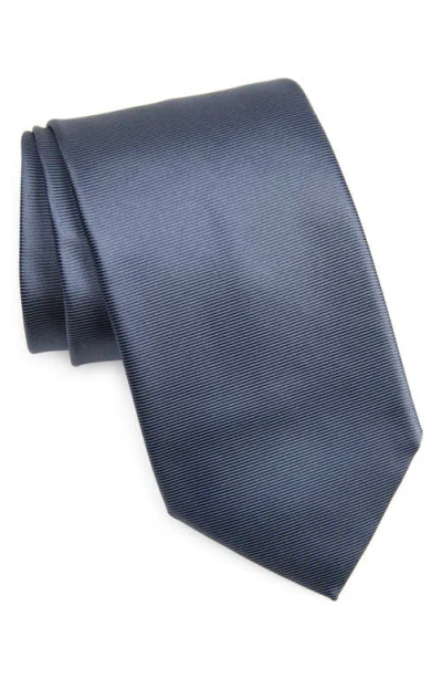 Tom Ford Silk Twill Tie In Graphite