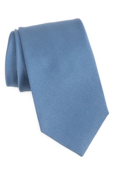 Tom Ford Silk Twill Tie In Blue