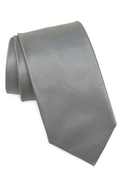 Tom Ford Silk Twill Tie In Grey