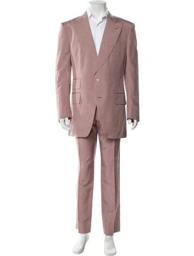 Pre-owned Tom Ford Silk Two-piece Suit In Pink