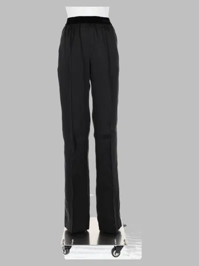 Tom Ford Silk Wide-leg Trousers In Black
