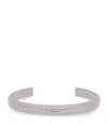 Tom Ford Silver Logo-engraved Bangle In Silver