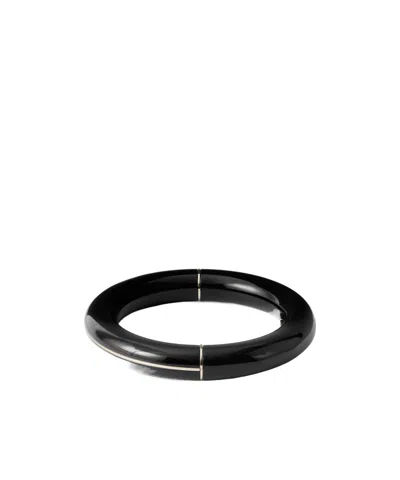 Tom Ford Silver-tone And Plexiglas Bangle In Gold