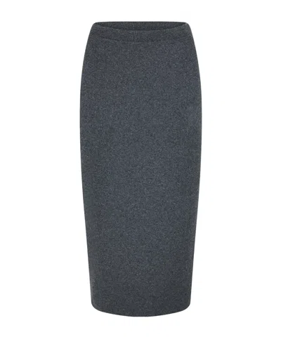 Tom Ford Simple Cashmere Dress In Gray