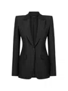 Tom Ford Single-breasted Blazer In Black