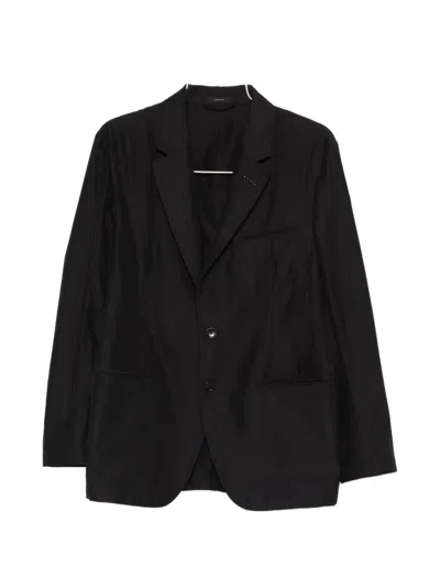 Tom Ford Single-breasted Blazer In Black