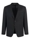 Tom Ford Single-breasted Two-button Jacket In Blue