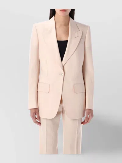 TOM FORD SINGLE BREASTED BLAZER FEATURING FLAP POCKETS