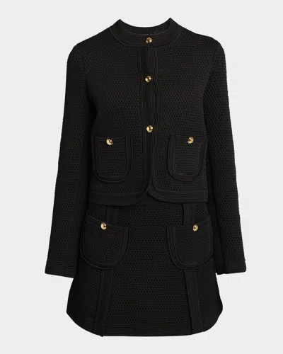Tom Ford Single-breasted Cardigan Jacket In Black