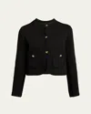 Tom Ford Single-breasted Cardigan Jacket In Black