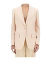 Tom Ford Wool Blazer With Silk Lining In Nude