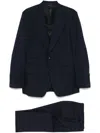 Tom Ford Single-breasted Wool Suit With Flap Pockets In 蓝色