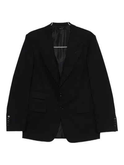 Tom Ford Single-breasted Suit In Black