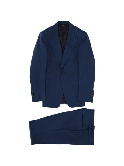 Tom Ford Single-breasted Suit In Blue
