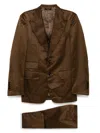 Tom Ford Single-breasted Suit In Brown