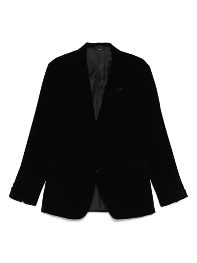 TOM FORD SINGLE-BREASTED VELVET BLAZER