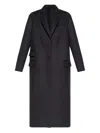 Tom Ford Single-breasted Wool Coat In Black
