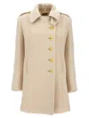 Tom Ford White Single-breasted Wool Coat In Animal Print