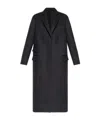 Tom Ford Single-breasted Wool Coat In Black