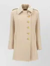 Tom Ford White Single-breasted Wool Coat