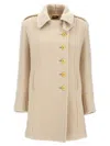 Tom Ford Single-breasted Wool Coat In Neutral