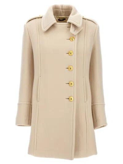 TOM FORD SINGLE-BREASTED WOOL COAT