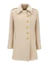 Tom Ford Wool-cashmere Duffle Asymmetric Peacoat In White