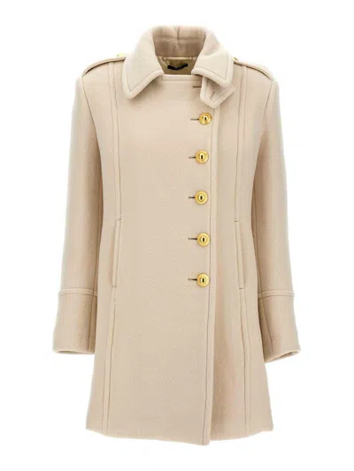TOM FORD SINGLE-BREASTED WOOL COAT