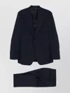Tom Ford Single-breasted Wool Suit With Flap Pockets In Blue